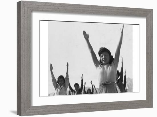 Calesthenics-Ansel Adams-Framed Premium Giclee Print