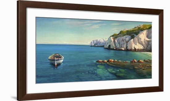 Caletta mediterranea-Adriano Galasso-Framed Art Print