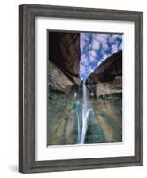 Calf Creek Falls, Utah, USA-Roland Gerth-Framed Photographic Print