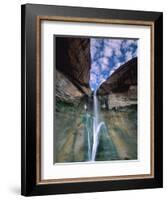 Calf Creek Falls, Utah, USA-Roland Gerth-Framed Photographic Print