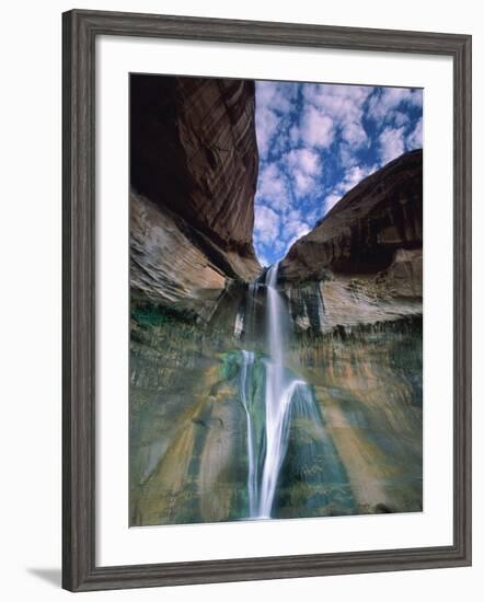 Calf Creek Falls, Utah, USA-Roland Gerth-Framed Photographic Print