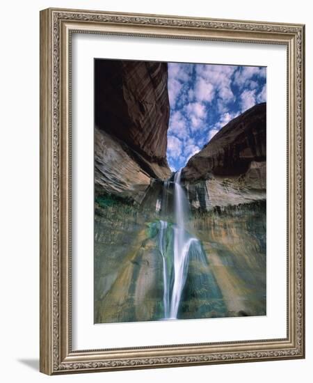 Calf Creek Falls, Utah, USA-Roland Gerth-Framed Photographic Print