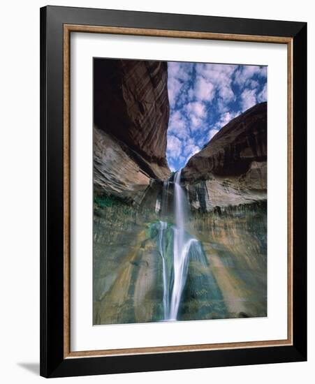 Calf Creek Falls, Utah, USA-Roland Gerth-Framed Photographic Print