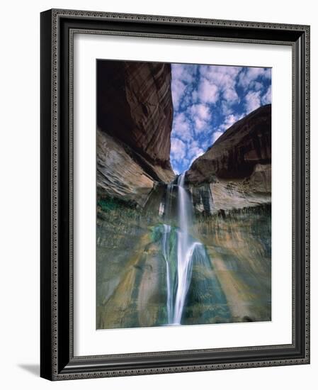 Calf Creek Falls, Utah, USA-Roland Gerth-Framed Photographic Print