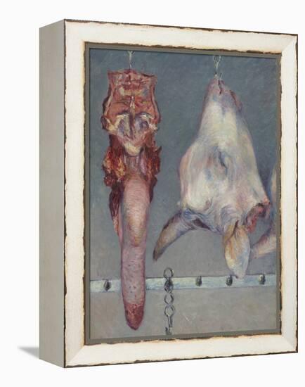 Calf's Head and Ox Tongue, C.1882-Gustave Caillebotte-Framed Premier Image Canvas