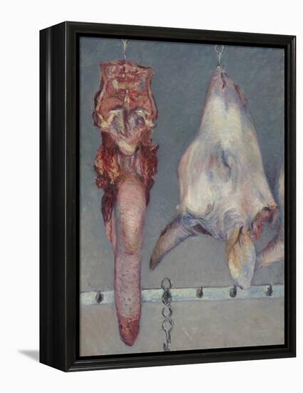 Calf's Head and Ox Tongue, C.1882-Gustave Caillebotte-Framed Premier Image Canvas