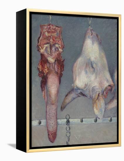 Calf's Head and Ox Tongue, C.1882-Gustave Caillebotte-Framed Premier Image Canvas