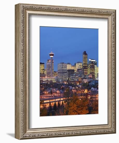 Calgary, Alberta, Canada-Walter Bibikow-Framed Photographic Print