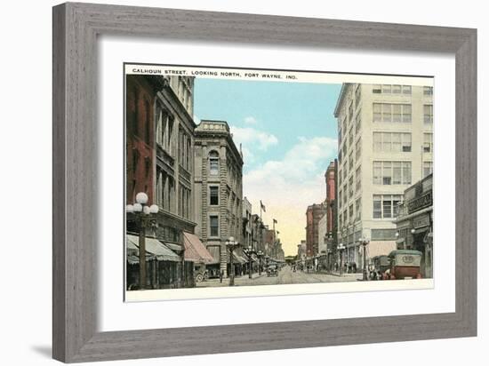 Calhoun Street, Fort Wayne-null-Framed Art Print