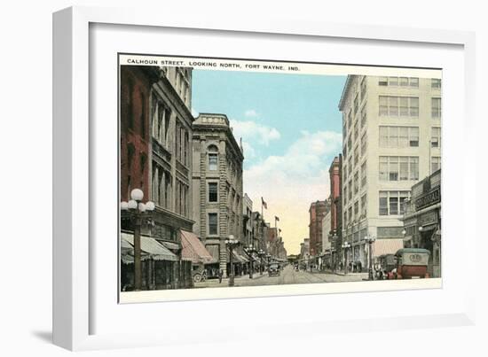 Calhoun Street, Fort Wayne-null-Framed Art Print