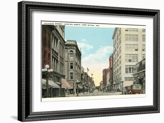 Calhoun Street, Fort Wayne-null-Framed Art Print