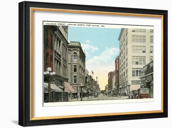 Calhoun Street, Fort Wayne-null-Framed Art Print