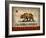 Cali State Flag License Plates-Design Turnpike-Framed Giclee Print