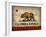 Cali State Flag License Plates-Design Turnpike-Framed Giclee Print