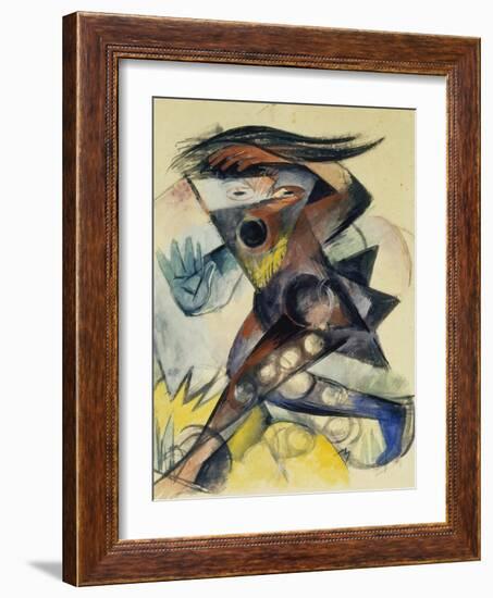 Caliban. Figure for Shakespeare's 'the Tempest', 1914-Franz Marc-Framed Giclee Print