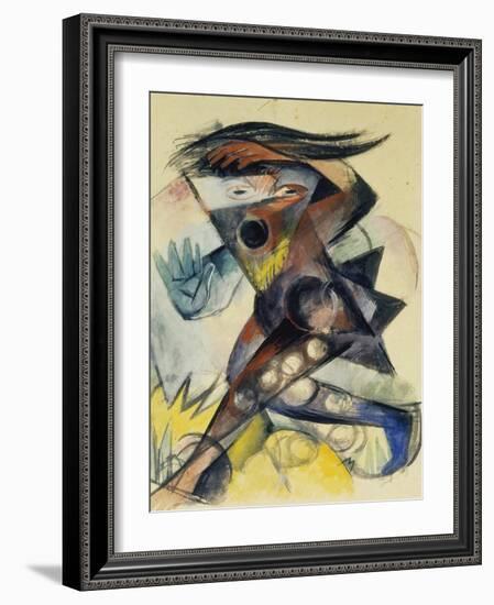 Caliban. Figure for Shakespeare's 'the Tempest', 1914-Franz Marc-Framed Giclee Print