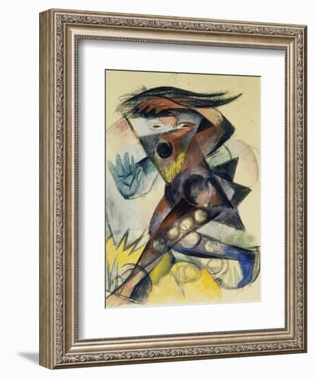 Caliban. Figure for Shakespeare's 'the Tempest', 1914-Franz Marc-Framed Giclee Print