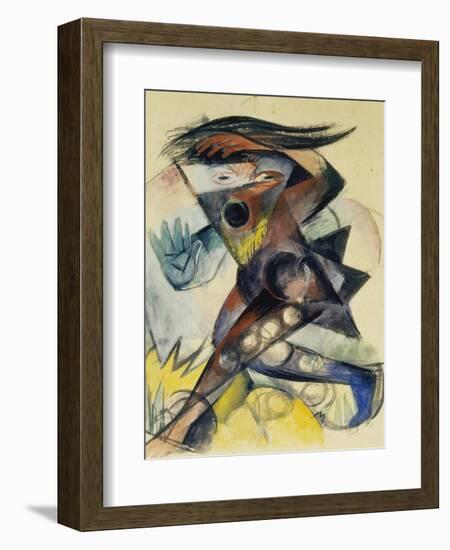 Caliban. Figure for Shakespeare's 'the Tempest', 1914-Franz Marc-Framed Giclee Print