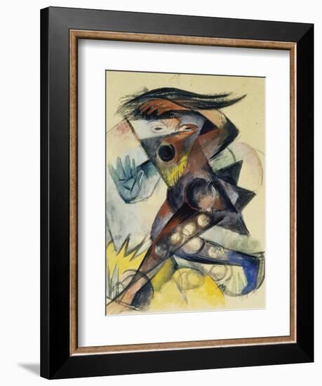 Caliban. Figure for Shakespeare's 'the Tempest', 1914-Franz Marc-Framed Giclee Print