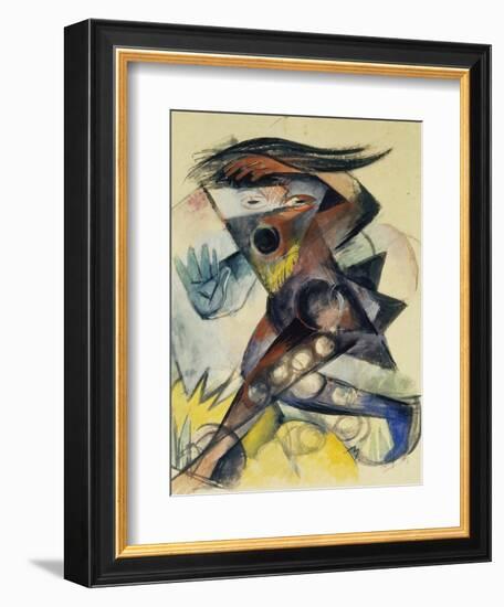 Caliban. Figure for Shakespeare's 'the Tempest', 1914-Franz Marc-Framed Giclee Print