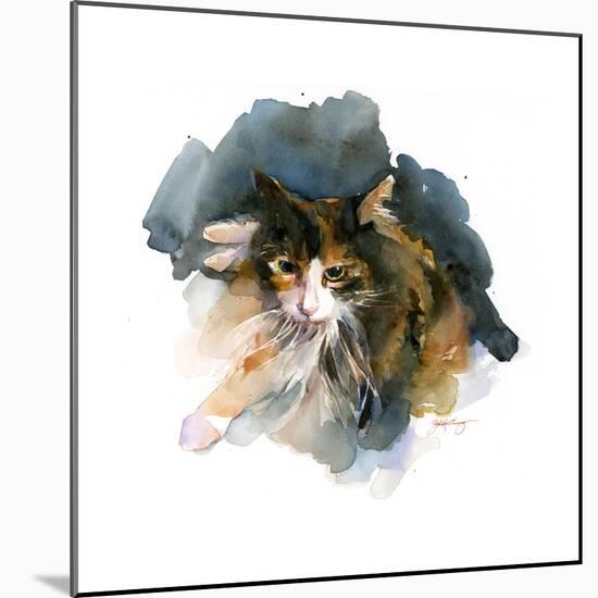 Calico Cat, 2015-John Keeling-Mounted Giclee Print