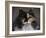 Calico Cat Portrait-Jai Johnson-Framed Giclee Print