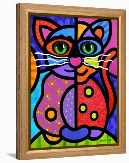 Calico Cat-Steven Scott-Framed Premier Image Canvas