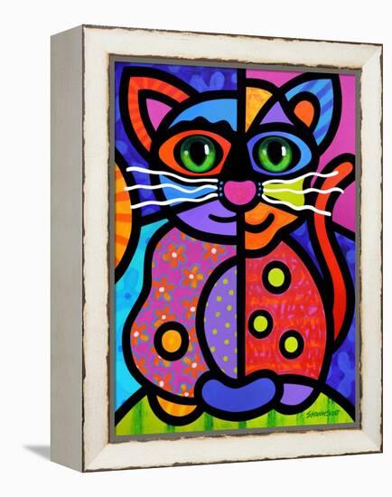 Calico Cat-Steven Scott-Framed Premier Image Canvas