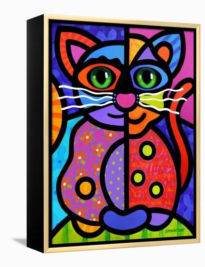 Calico Cat-Steven Scott-Framed Premier Image Canvas