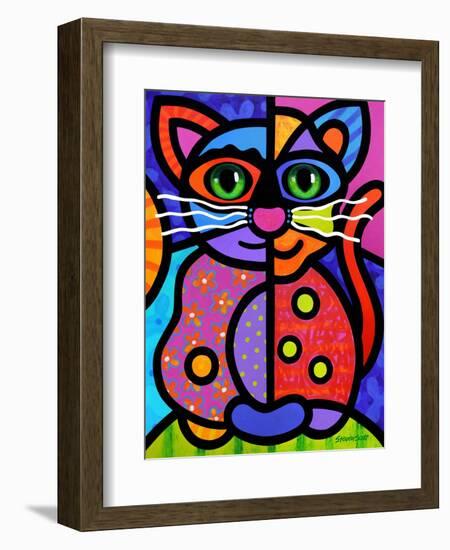 Calico Cat-Steven Scott-Framed Giclee Print