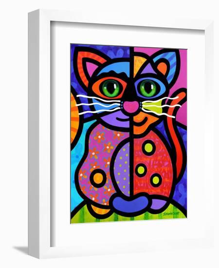 Calico Cat-Steven Scott-Framed Giclee Print