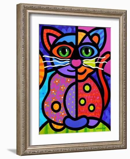 Calico Cat-Steven Scott-Framed Giclee Print