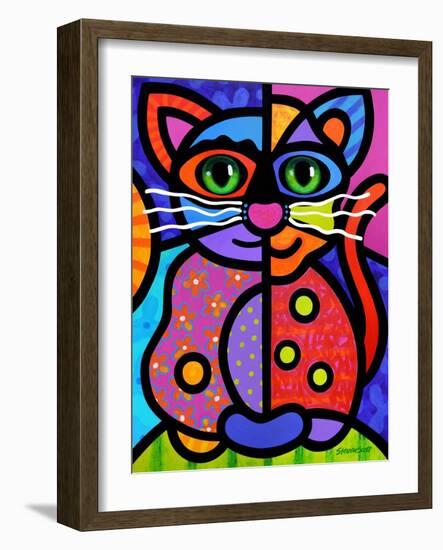 Calico Cat-Steven Scott-Framed Giclee Print