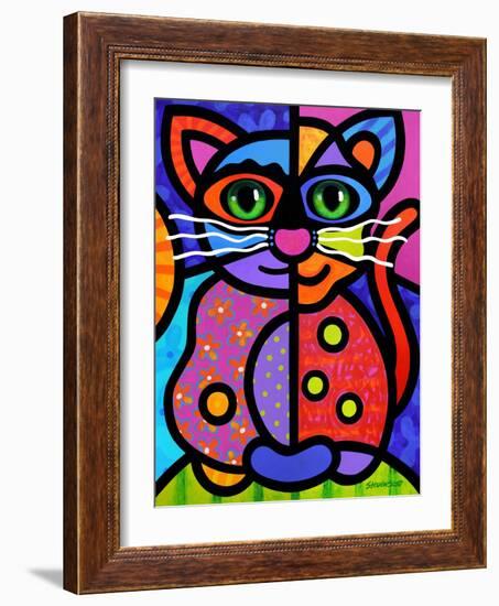 Calico Cat-Steven Scott-Framed Giclee Print