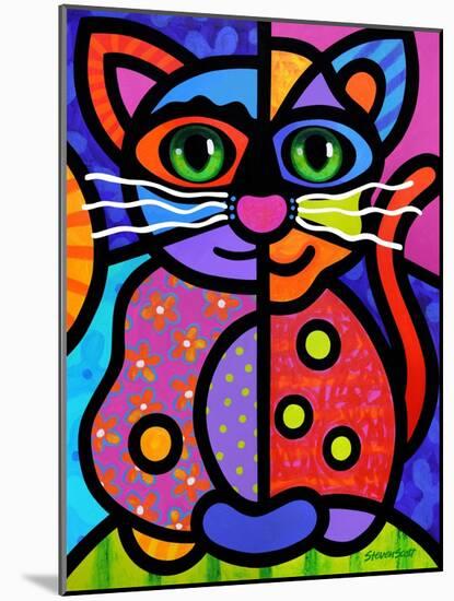 Calico Cat-Steven Scott-Mounted Giclee Print