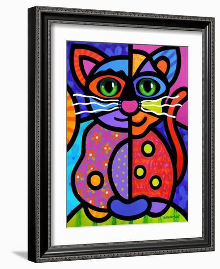 Calico Cat-Steven Scott-Framed Giclee Print