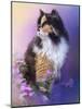 Calico Kitty in the Garden-Jai Johnson-Mounted Giclee Print