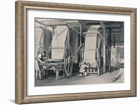 'Calico Printing', 1835, (1904)-Unknown-Framed Giclee Print