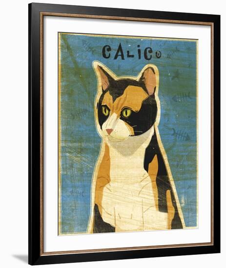 Calico-John W^ Golden-Framed Art Print