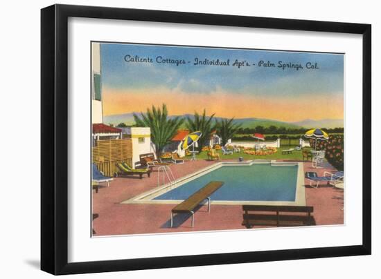 Caliente Cottage, Palm Springs, California-null-Framed Art Print