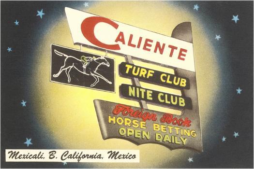 Caliente Night Club, Mexicali, Mexico' Art Print 