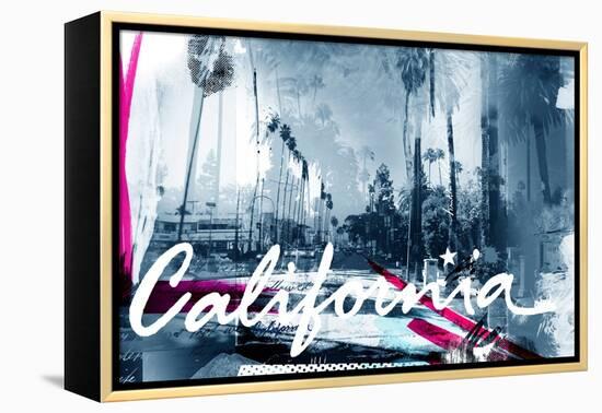 California, 2015 (Collage on Canvas)-Teis Albers-Framed Premier Image Canvas