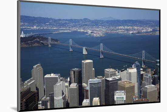 California, Aerial of Downtown San Francisco and Bridges-David Wall-Mounted Photographic Print