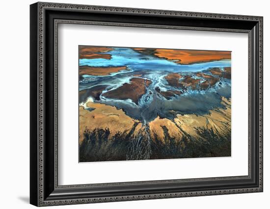 California Aerial - the Desert from Above-Tanja Ghirardini-Framed Photographic Print