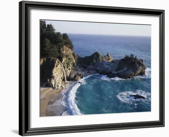 California, Big Sur Coast, Julia Pfeiffer Burns Sp, Mcway Falls-Christopher Talbot Frank-Framed Photographic Print