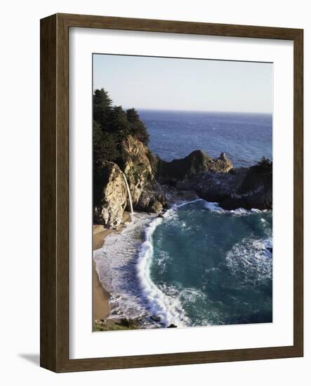 California, Big Sur Coast, Julia Pfeiffer Burns Sp, Mcway Falls-Christopher Talbot Frank-Framed Photographic Print