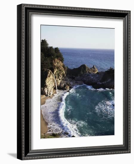 California, Big Sur Coast, Julia Pfeiffer Burns Sp, Mcway Falls-Christopher Talbot Frank-Framed Photographic Print