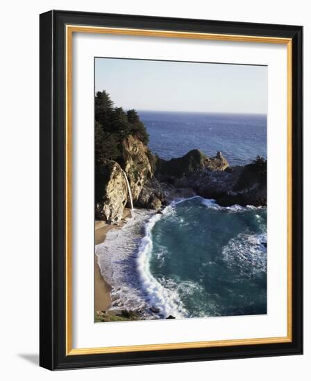 California, Big Sur Coast, Julia Pfeiffer Burns Sp, Mcway Falls-Christopher Talbot Frank-Framed Photographic Print