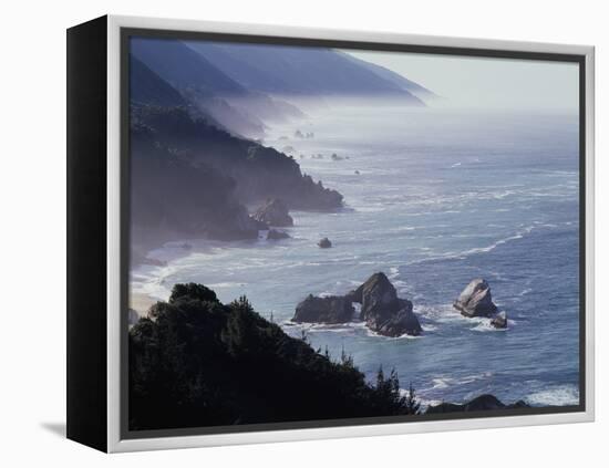 California, Big Sur Coast, Sea Stacks Along the Central Coast-Christopher Talbot Frank-Framed Premier Image Canvas