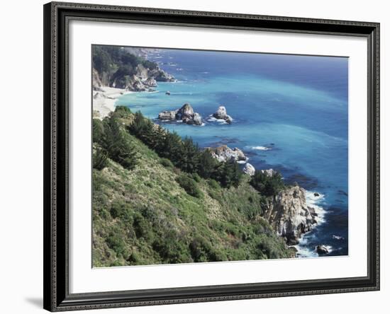 California, Big Sur Coast, the Central Coast Along the Pacific Ocean-Christopher Talbot Frank-Framed Photographic Print